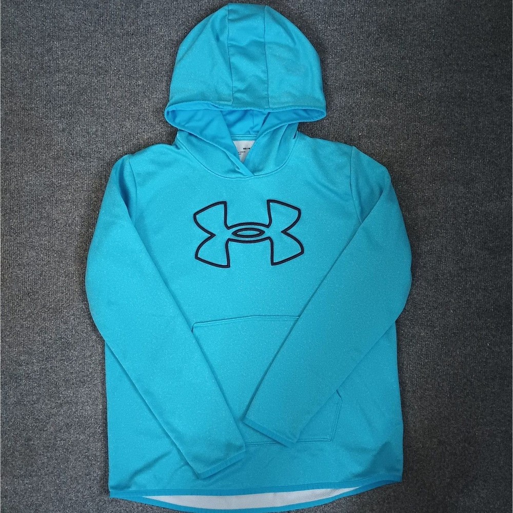Under Armour Hoodie Light Blue w/Black Size Women's Medium